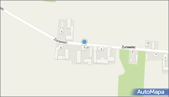 Żurawiec, Żurawiec, 7, mapa Żurawiec