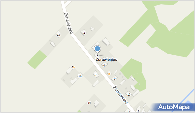 Żurawieniec, Żurawieniec, 5, mapa Żurawieniec