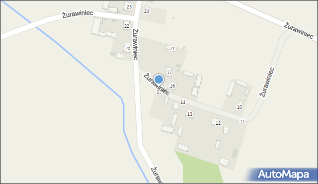 Żurawiniec, Żurawiniec, 15, mapa Żurawiniec