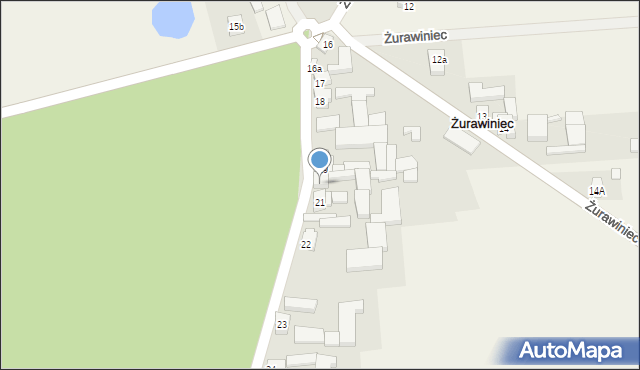 Żurawiniec, Żurawiniec, 20, mapa Żurawiniec