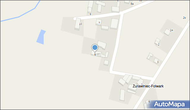 Żurawiniec, Żurawiniec, 6, mapa Żurawiniec