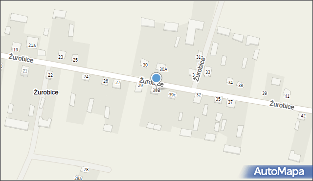 Żurobice, Żurobice, 39B, mapa Żurobice