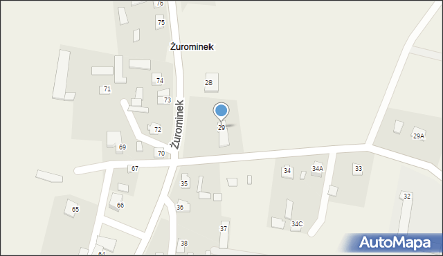 Żurominek, Żurominek, 29, mapa Żurominek