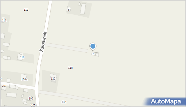 Żurominek, Żurominek, 7, mapa Żurominek