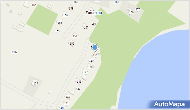 Żuromino, Żuromino, 150, mapa Żuromino