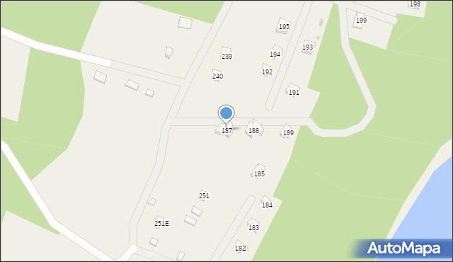 Żuromino, Żuromino, 187, mapa Żuromino