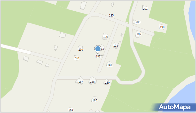 Żuromino, Żuromino, 192, mapa Żuromino