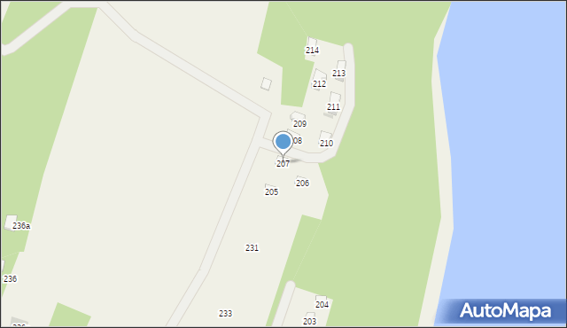 Żuromino, Żuromino, 207, mapa Żuromino