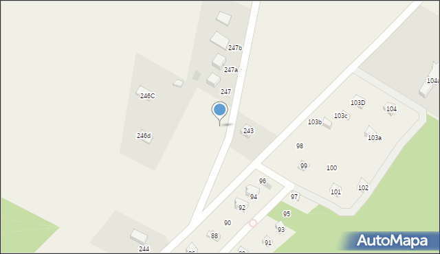 Żuromino, Żuromino, 246a, mapa Żuromino