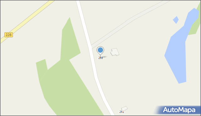 Żuromino, Żuromino, 266, mapa Żuromino