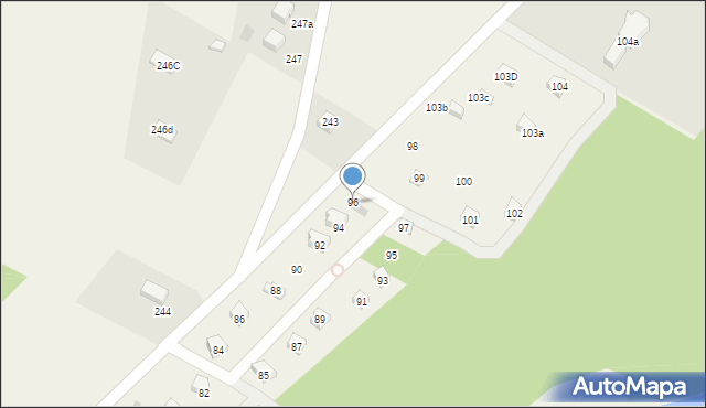 Żuromino, Żuromino, 96, mapa Żuromino