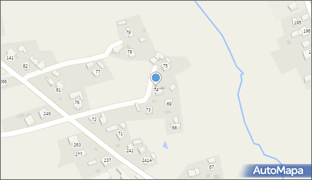 Żurowa, Żurowa, 74, mapa Żurowa