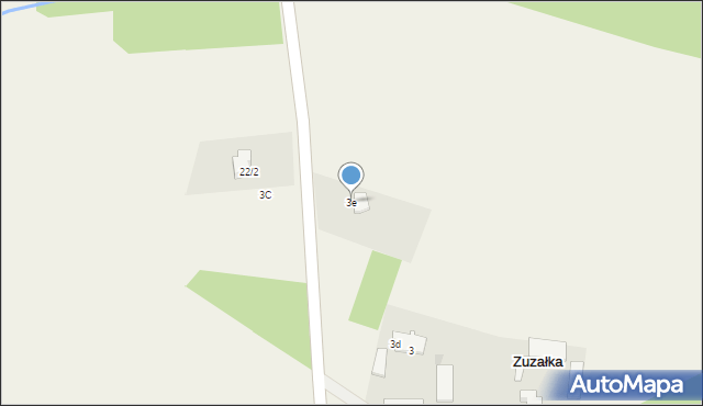 Zuzałka, Zuzałka, 3e, mapa Zuzałka