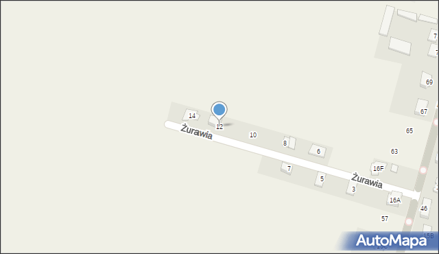 Zwierzyniec, Żurawia, 12, mapa Zwierzyniec