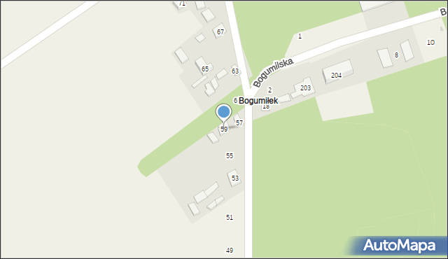 Biała Wielka, Zwierkowskiego Walentego, 59, mapa Biała Wielka