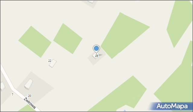 Bieszkowice, Żwirowa, 18, mapa Bieszkowice