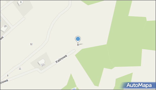 Bieszkowice, Żwirowa, 30, mapa Bieszkowice