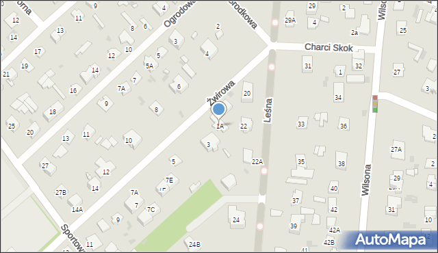 Brwinów, Żwirowa, 1A, mapa Brwinów