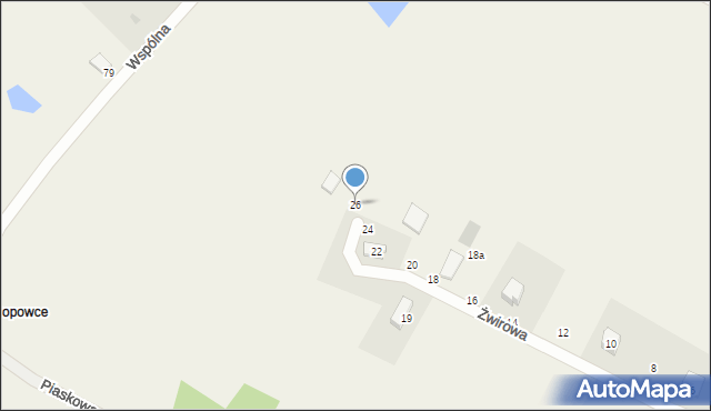 Czeczewo, Żwirowa, 26, mapa Czeczewo