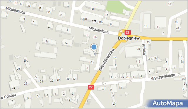 Dobiegniew, Zwycięstwa, 3, mapa Dobiegniew