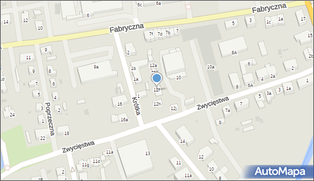 Dobre Miasto, Zwycięstwa, 12f, mapa Dobre Miasto