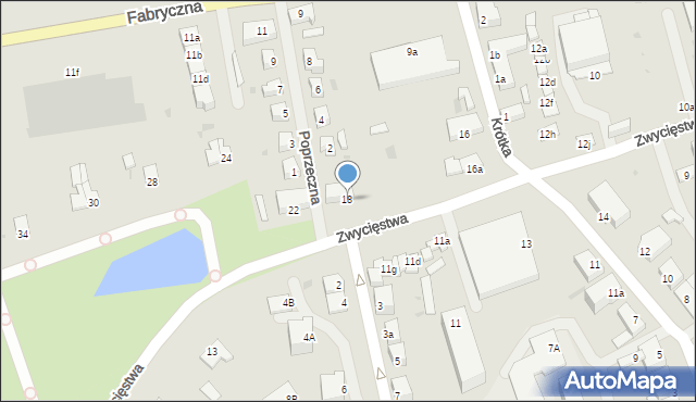 Dobre Miasto, Zwycięstwa, 18, mapa Dobre Miasto