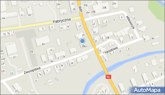 Dobre Miasto, Zwycięstwa, 2d, mapa Dobre Miasto