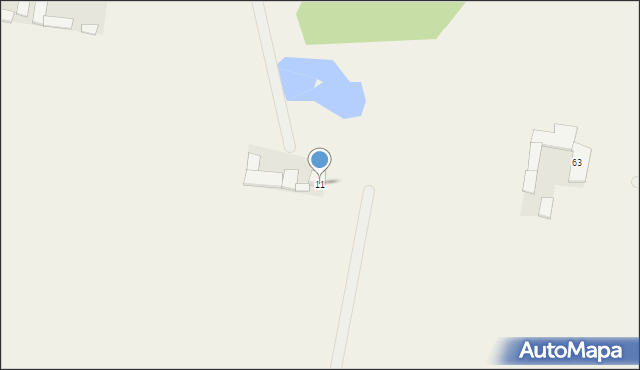 Dobrzyniewo Duże, Żwirowa, 11, mapa Dobrzyniewo Duże