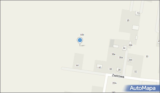 Dobrzyniewo Duże, Żwirowa, 44a, mapa Dobrzyniewo Duże