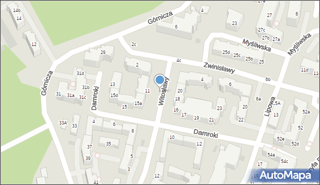 Gdynia, Zwinisławy, 4d, mapa Gdyni
