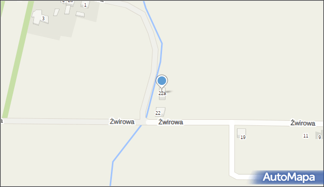 Gorzyce Wielkie, Żwirowa, 22a, mapa Gorzyce Wielkie