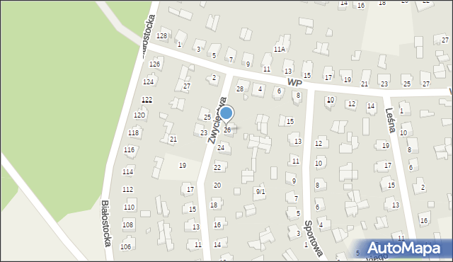 Gródek, Zwycięstwa, 26, mapa Gródek