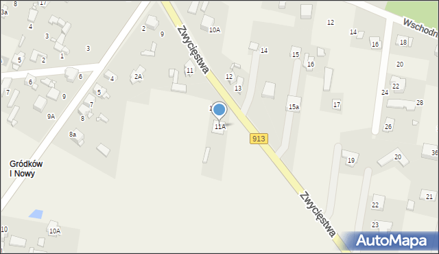 Grodków, Zwycięstwa, 11A, mapa Grodków