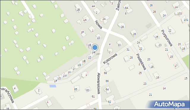 Grodzisk Mazowiecki, Żwirowa, 1B, mapa Grodzisk Mazowiecki