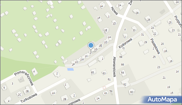 Grodzisk Mazowiecki, Żwirowa, 1I, mapa Grodzisk Mazowiecki