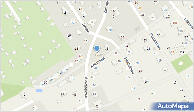 Grodzisk Mazowiecki, Żwirowa, 2, mapa Grodzisk Mazowiecki