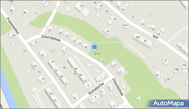 Gubin, Zwycięstwa, 16, mapa Gubin