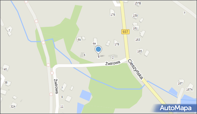 Jastrzębie-Zdrój, Żwirowa, 4, mapa Jastrzębie-Zdrój