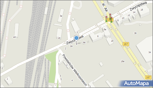 Koszalin, Zwycięstwa, 4, mapa Koszalina