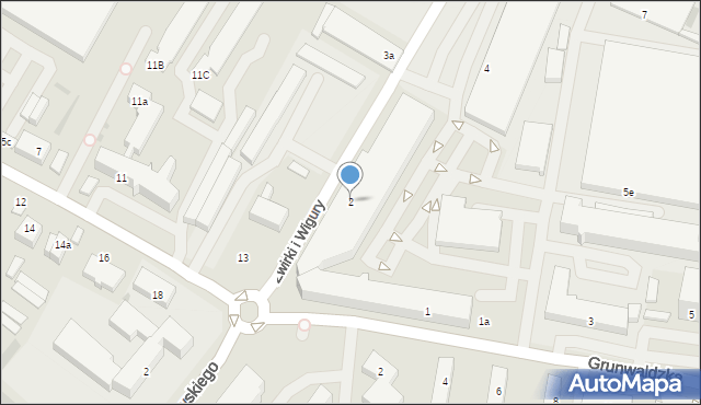 Kutno, Żwirki i Wigury, 2, mapa Kutno