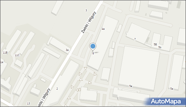 Kutno, Żwirki i Wigury, 4, mapa Kutno