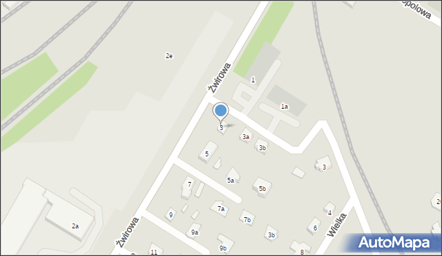 Kwidzyn, Żwirowa, 3, mapa Kwidzyn