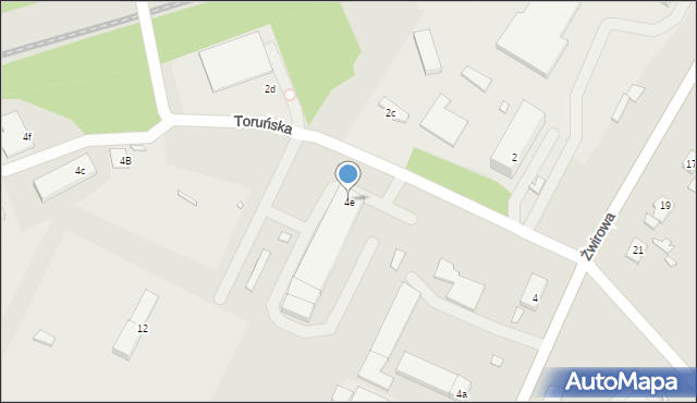 Kwidzyn, Żwirowa, 4e, mapa Kwidzyn