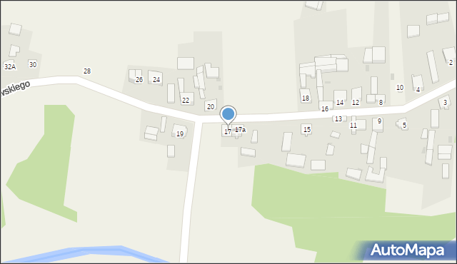 Lelów, Żwirkowskiego, 17, mapa Lelów