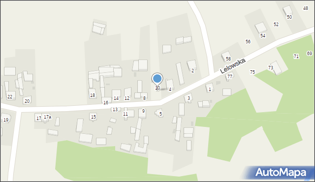 Lelów, Żwirkowskiego, 7, mapa Lelów