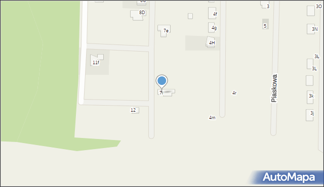 Lewków, Żwirowa, 7i, mapa Lewków