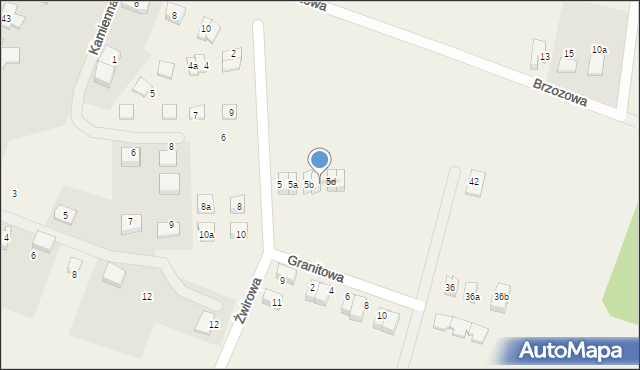 Lipnik, Żwirowa, 5c, mapa Lipnik