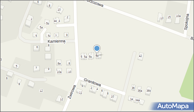 Lipnik, Żwirowa, 5d, mapa Lipnik