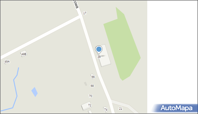 Łopuszno, Żwirowa, 19, mapa Łopuszno