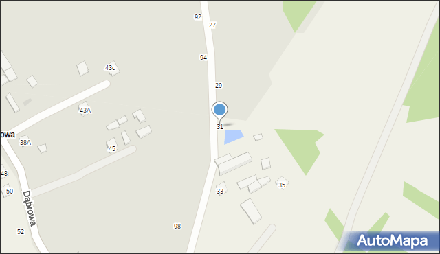 Łopuszno, Żwirowa, 31, mapa Łopuszno